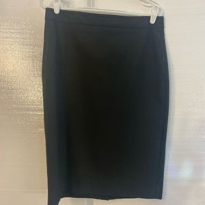 Lands End Black pencil skirt size 8 lined. NWOT